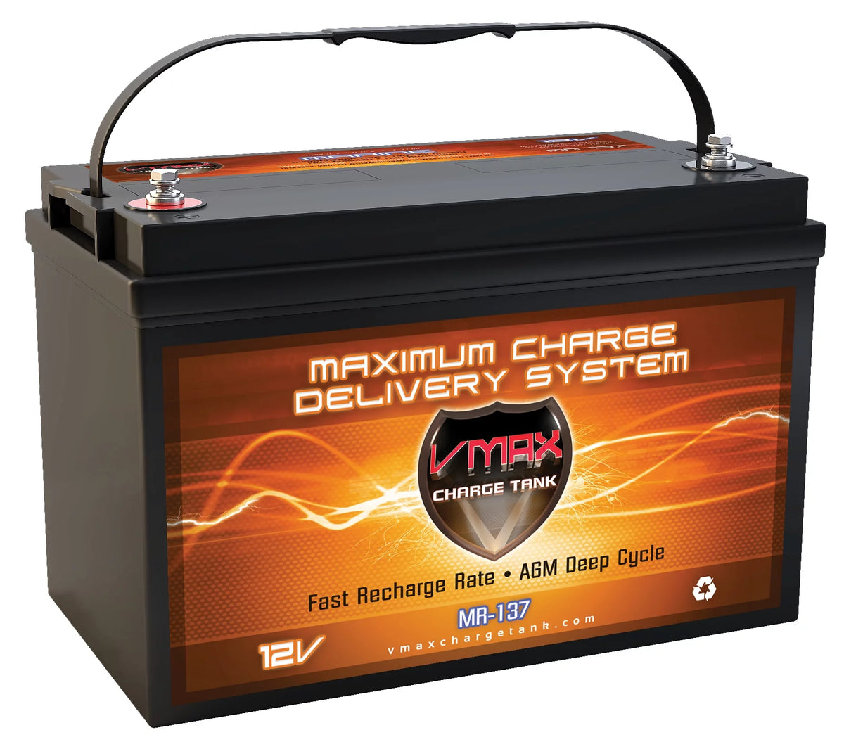 12V 120Ah AGM Deep Cycle Marine Battery T24695
