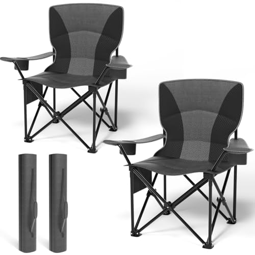 Heavy Duty Folding Chair 500LB Capacity with Cup Holder S795