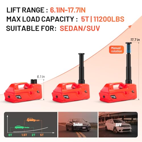 5 Ton Hydraulic Electric Car Jack P324686