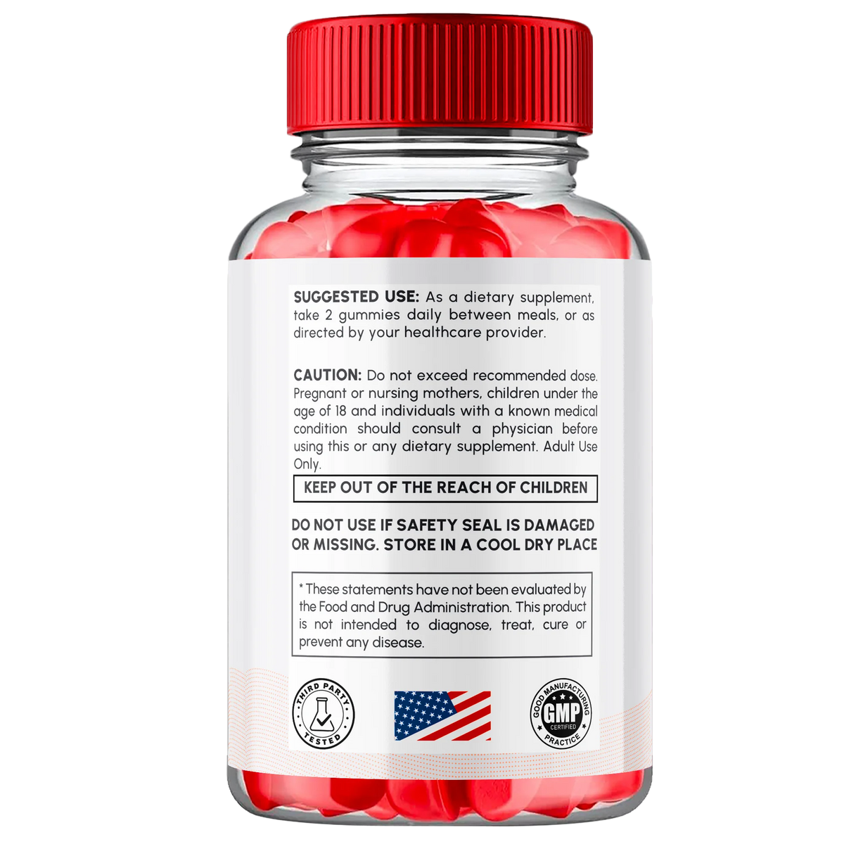 Apple Cider Vinegar Dietary Supplement Gummies 300 Gummies I831859