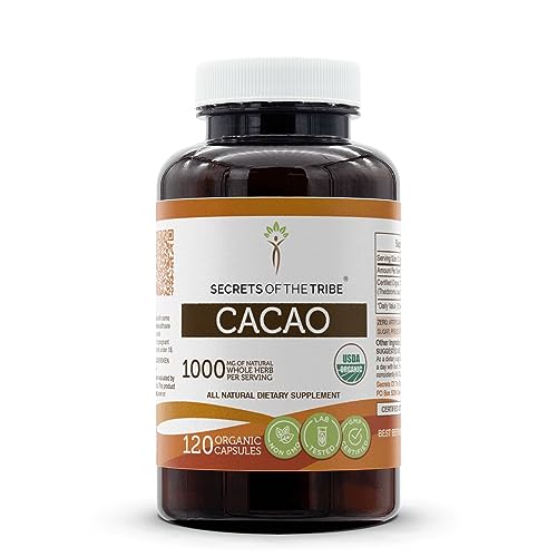Organic Cacao 120 Capsules 1000 mg Y4169