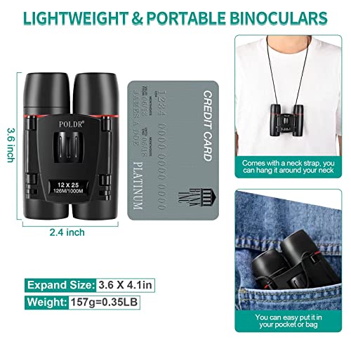12X25 Small Compact Binoculars N732