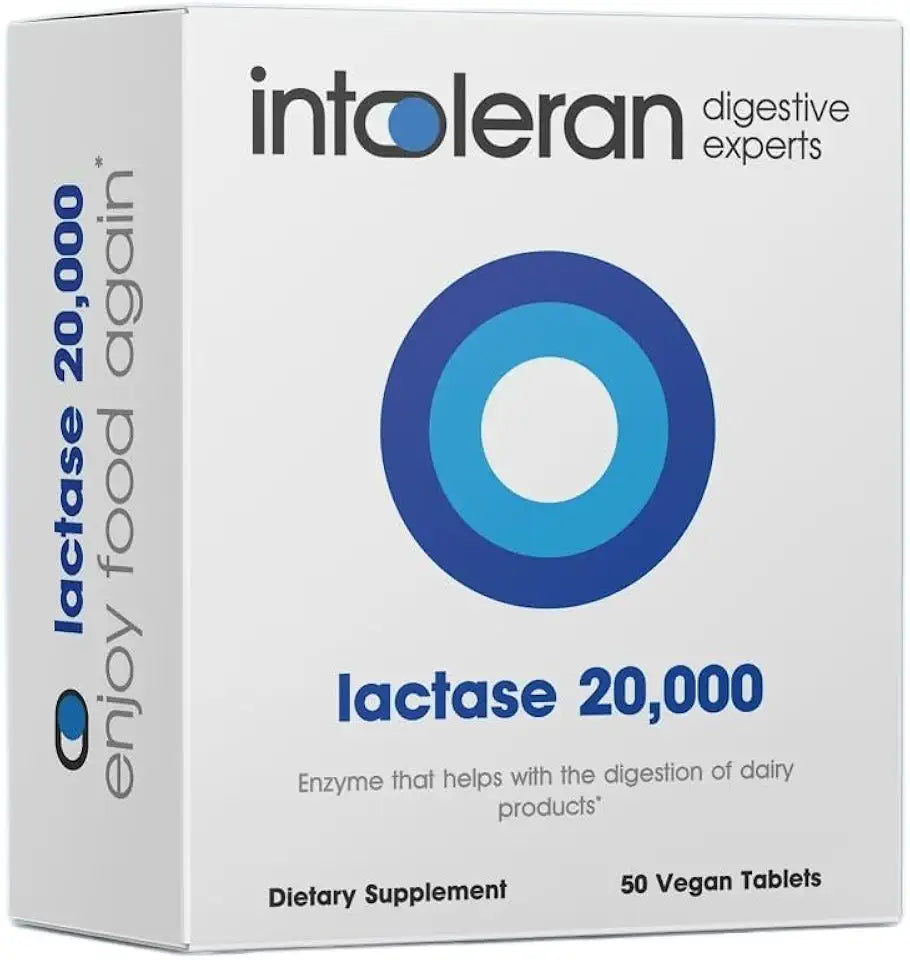 Lactase 20,000 Digestive Enzymes 50 Scored Tablets X42470