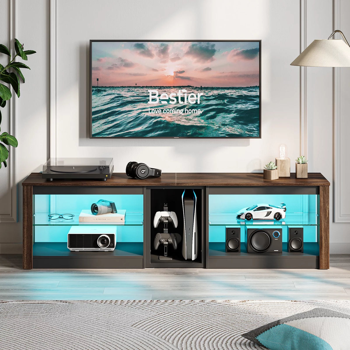 Walnut TV Stand T4624