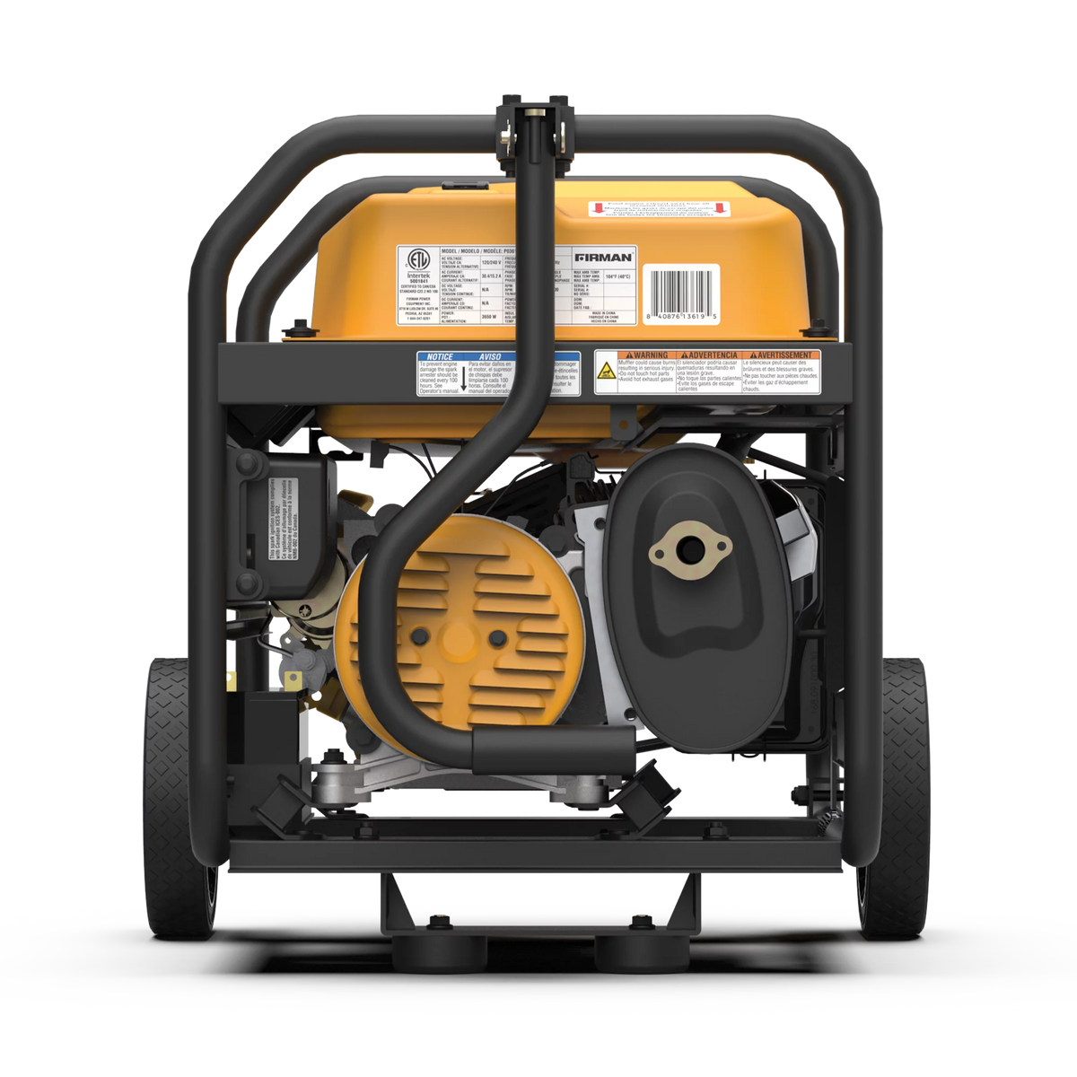 4550/3650 Watt Gas Portable Generator with Wheel Kit Q666