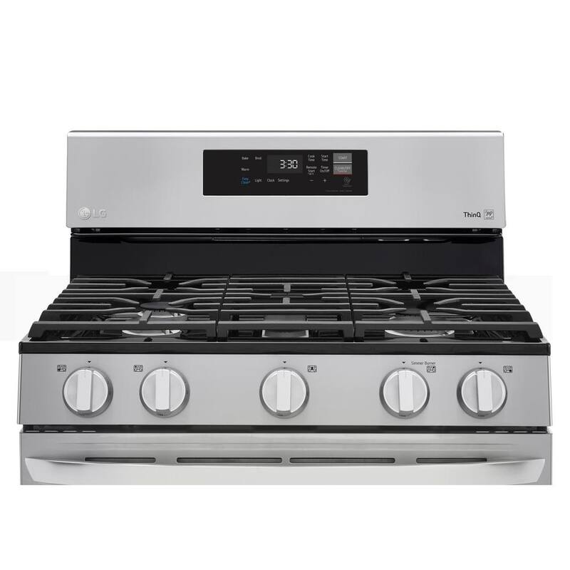 5.8 cu.ft. Smart Single Oven Gas Range with EasyClean, Wi-Fi Enabled Stainless Steel M933