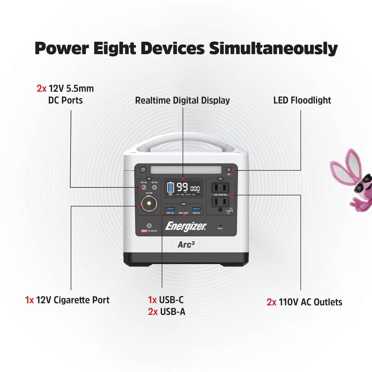 500W Lithium Ion Power Station W17956