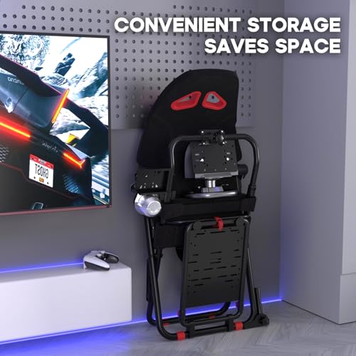 Foldable Racing Simulator Cockpit with Seat U8419