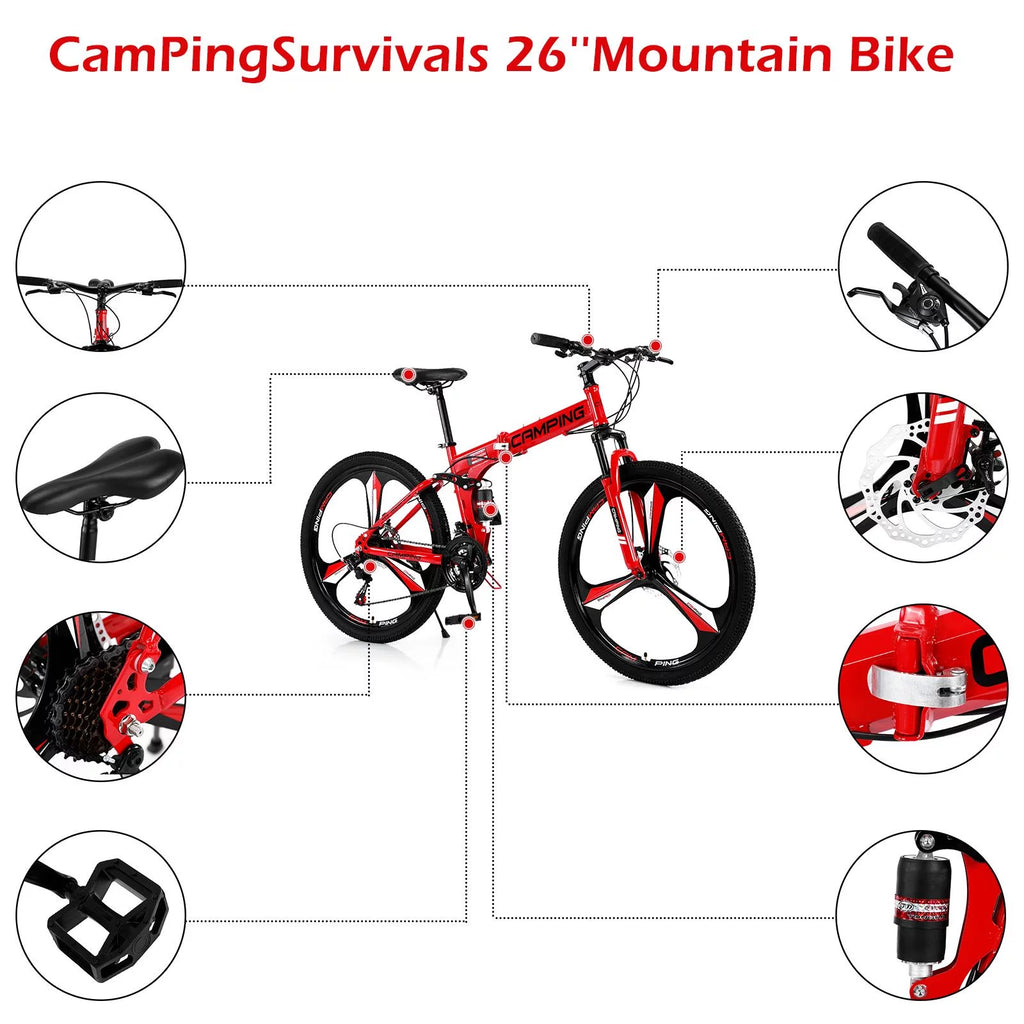 26 Disc Brake 21 Speed Mountain Bike G3291
