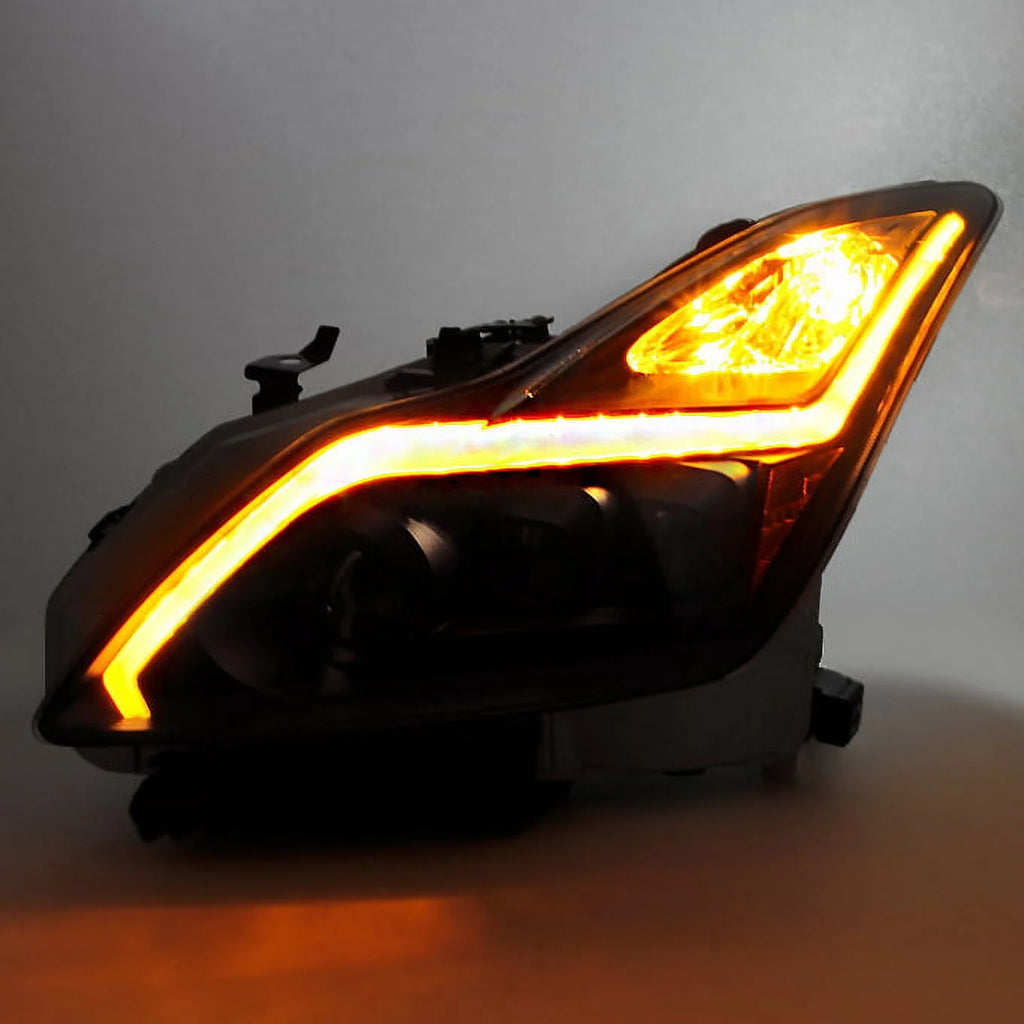 Smoked LED Projector Headlights & 3D LED Tail Lights B96808